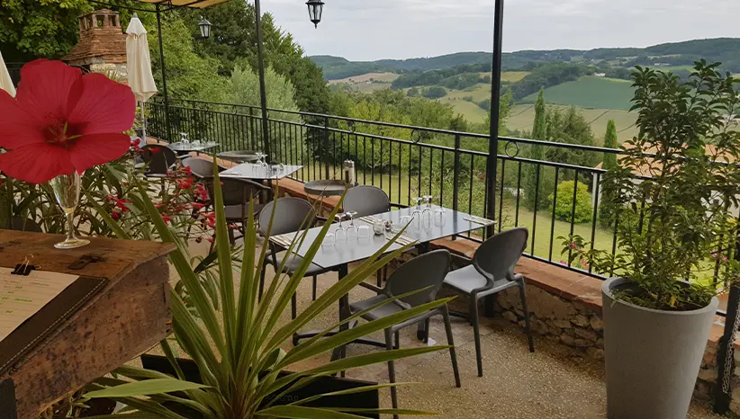 Photo de la terrasse du Patio